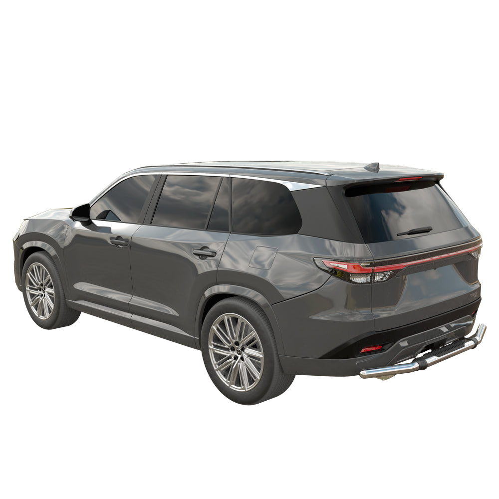 Vanguard Stainless Steel Rear Guards Rear Bumper Guards Bumper Guard for 2024-2025 toyota grand highlander