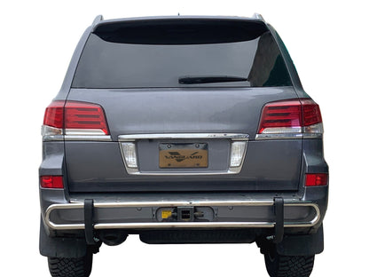 Vanguard Stainless Steel Rear Guards Rear Bumper Guards Bumper Guard for 2013-2021 lexus lx570 nan