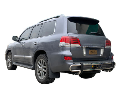 Vanguard Stainless Steel Rear Guards Rear Bumper Guards Bumper Guard for 2013-2021 lexus lx570 nan