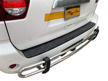Vanguard Stainless Steel Rear Guards Rear Bumper Guards Bumper Guard for 2013-2021 lexus lx570 nan