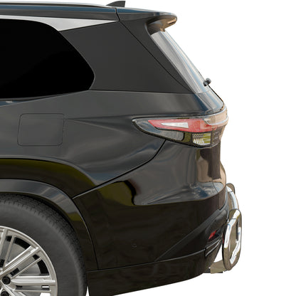 Vanguard Stainless Steel Rear Guards Rear Bumper Guards Bumper Guard for 2024-2025 toyota grand highlander