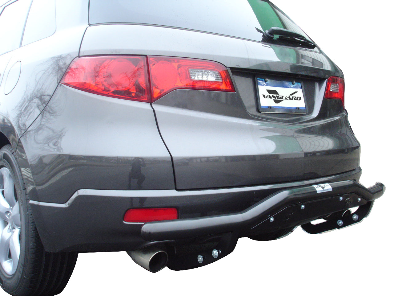 Vanguard Black Powdercoat Rear Guards Rear Bumper Guards Bumper Guard for 2012-2016 honda cr-v nan