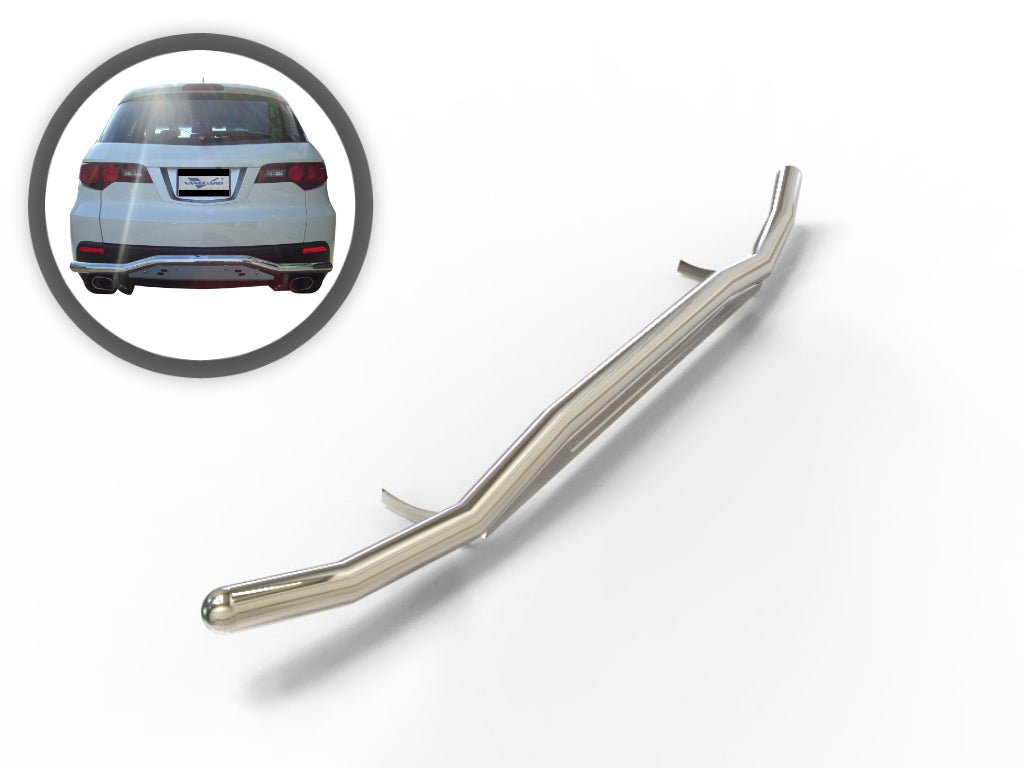 Vanguard Black Powdercoat Rear Guards Rear Bumper Guards Bumper Guard for 2013-2018 acura rdx nan