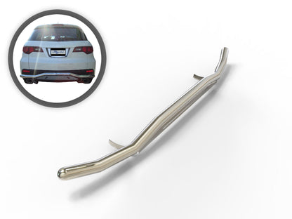 Vanguard Black Powdercoat Rear Guards Rear Bumper Guards Bumper Guard for 2014-2020 acura mdx nan