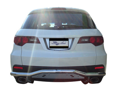 Vanguard Black Powdercoat Rear Guards Rear Bumper Guards Bumper Guard for 2014-2020 acura mdx nan