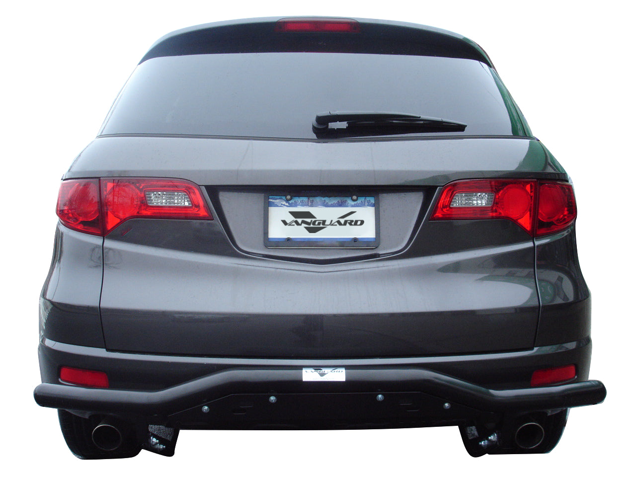 Vanguard Black Powdercoat Rear Guards Rear Bumper Guards Bumper Guard for 2007-2011 honda cr-v nan