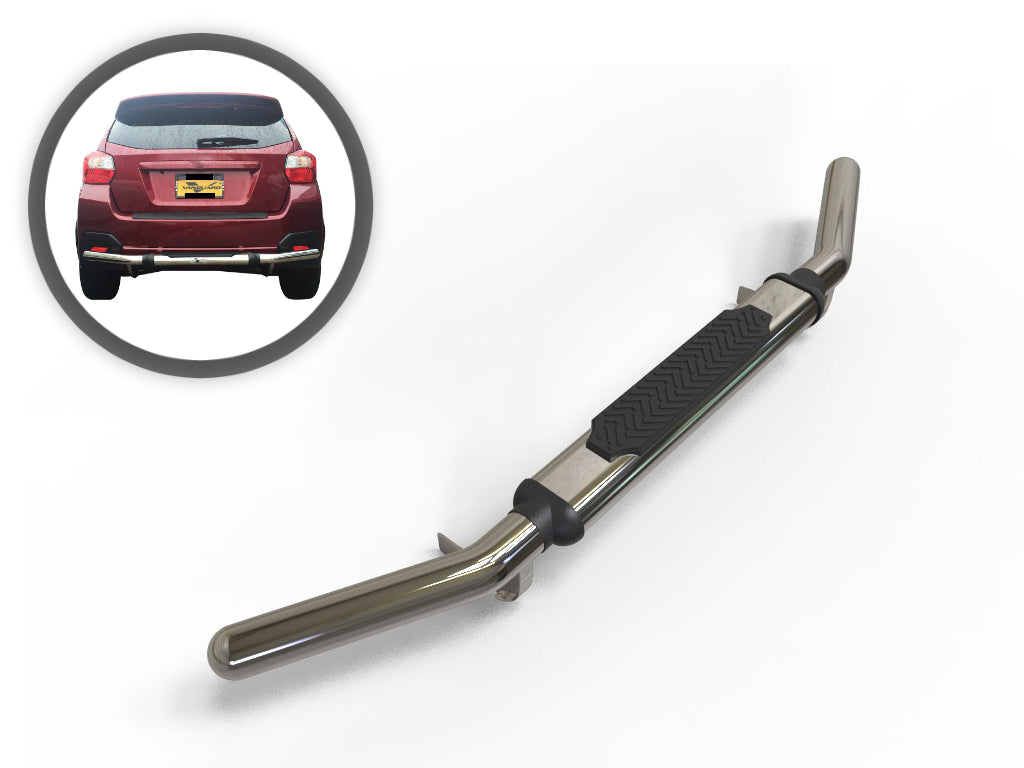 Vanguard Stainless Steel Rear Guards Rear Bumper Guards Bumper Guard for 2013-2015 subaru xv crosstrek nan