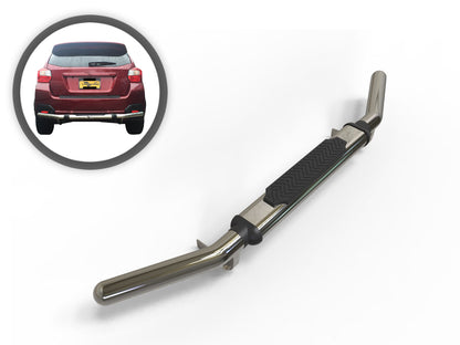 Vanguard Stainless Steel Rear Guards Rear Bumper Guards Bumper Guard for 2013-2015 subaru xv crosstrek nan
