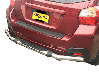 Vanguard Stainless Steel Rear Guards Rear Bumper Guards Bumper Guard for 2013-2015 subaru xv crosstrek nan