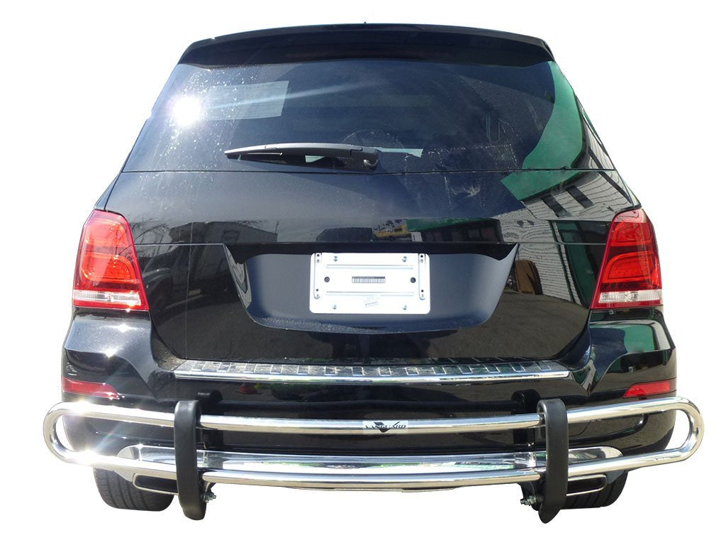 Vanguard Stainless Steel Rear Guards Rear Bumper Guards Bumper Guard for 2014-2015 mercedes-benz glk350 nan