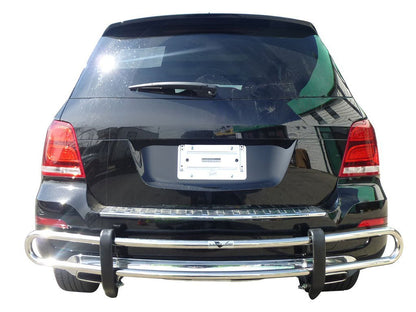 Vanguard Stainless Steel Rear Guards Rear Bumper Guards Bumper Guard for 2014-2015 mercedes-benz glk350 nan
