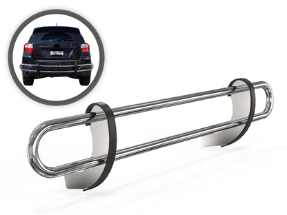 Vanguard Stainless Steel Rear Guards Rear Bumper Guards Bumper Guard for 2016-2018 subaru crosstrek nan