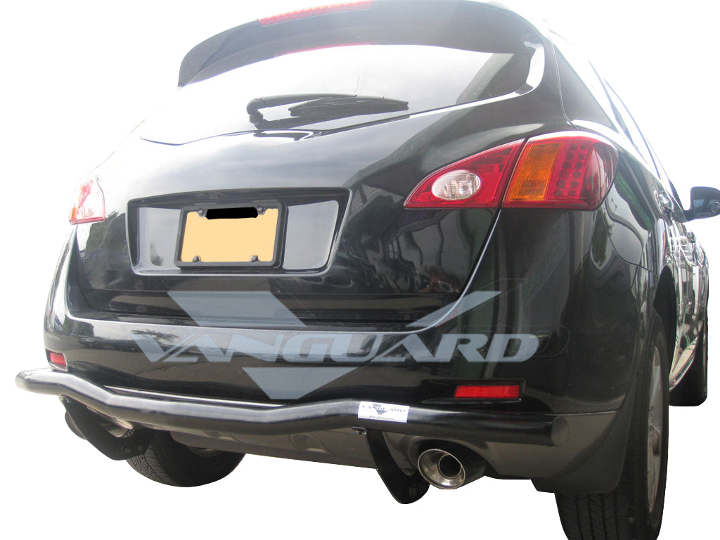 Vanguard Black Powdercoat Rear Guards Rear Bumper Guards Bumper Guard for 2009-2014 nissan murano nan
