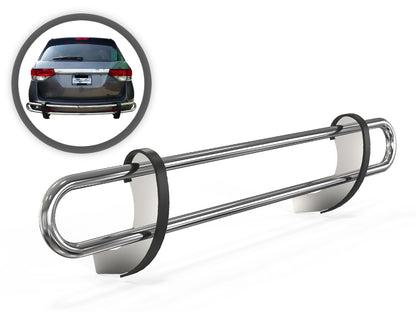 Vanguard Stainless Steel Rear Guards Rear Bumper Guards Bumper Guard for 1999-2017 honda odyssey nan
