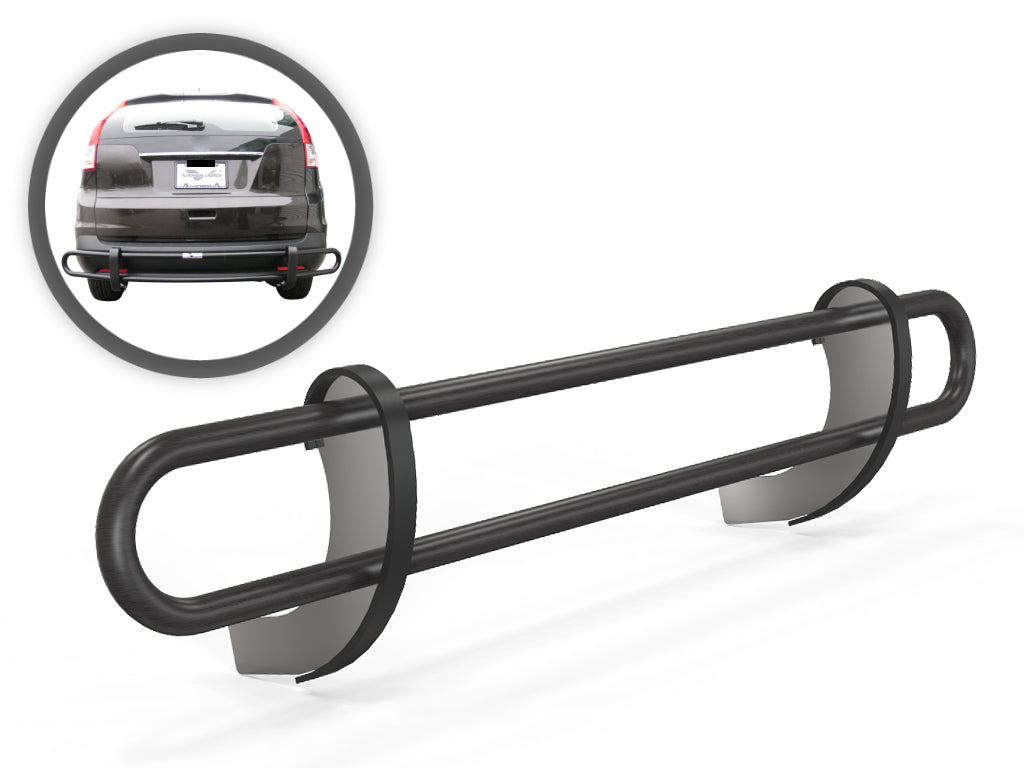 Vanguard Black Powdercoat Rear Guards Rear Bumper Guards Bumper Guard for 2007-2011 honda cr-v nan