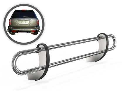 Vanguard Stainless Steel Rear Guards Rear Bumper Guards Bumper Guard for 2003-2008 honda pilot nan