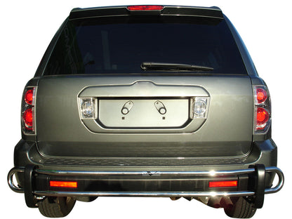 Vanguard Stainless Steel Rear Guards Rear Bumper Guards Bumper Guard for 2003-2008 honda pilot nan
