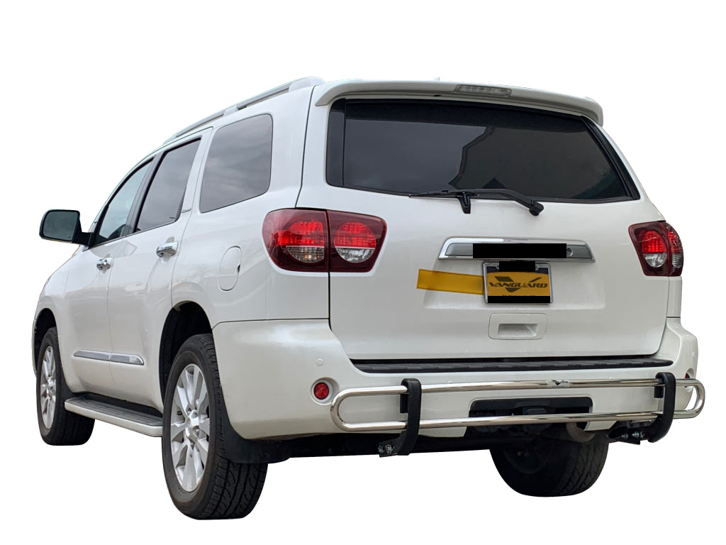 Vanguard Stainless Steel Rear Guards Rear Bumper Guards Bumper Guard for 2021-2025 toyota sienna