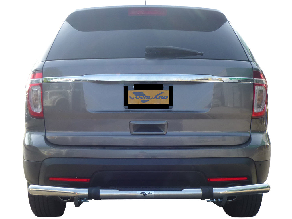 Vanguard Stainless Steel Rear Guards Rear Bumper Guards Bumper Guard for 2011-2019 ford explorer nan