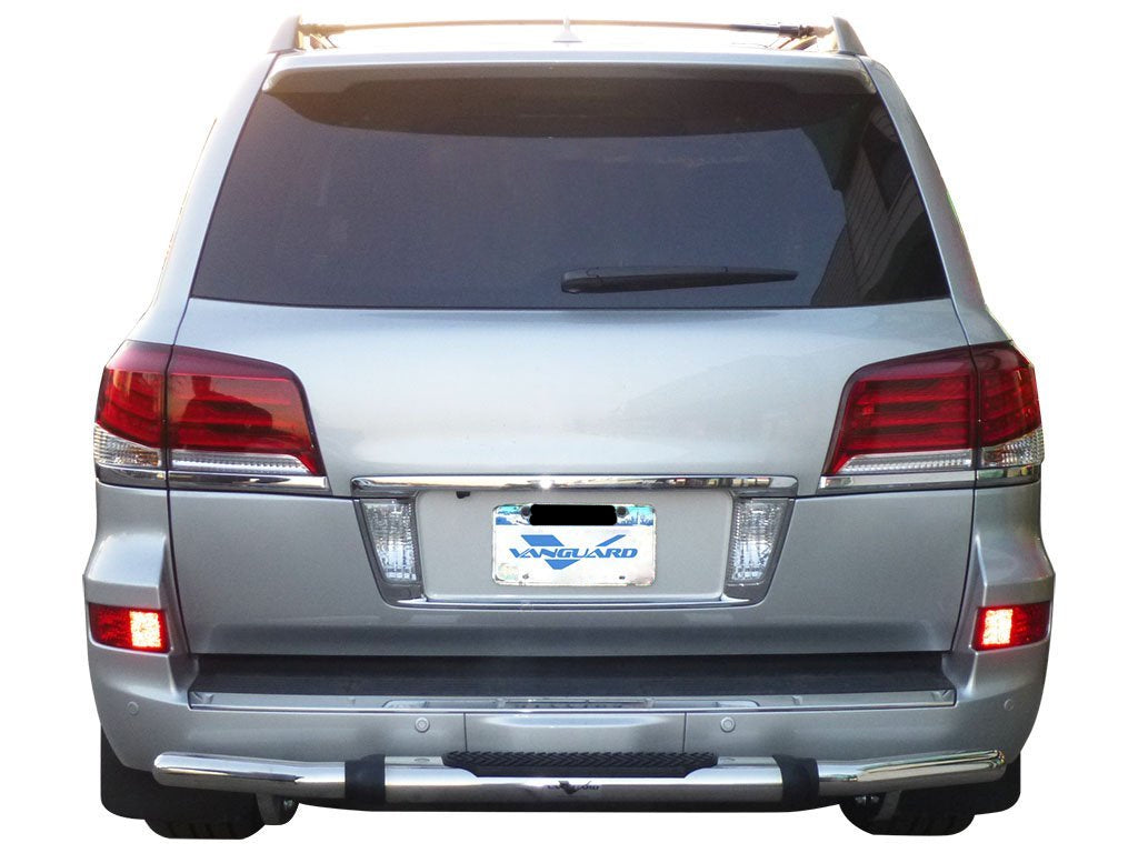 Vanguard Stainless Steel Rear Guards Rear Bumper Guards Bumper Guard for 2008-2011 lexus lx570 nan