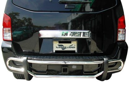 Vanguard Stainless Steel Rear Guards Rear Bumper Guards Bumper Guard for 2005-2007 nissan pathfinder nan
