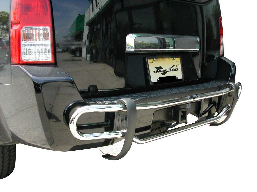 Vanguard Stainless Steel Rear Guards Rear Bumper Guards Bumper Guard for 2005-2007 nissan pathfinder nan