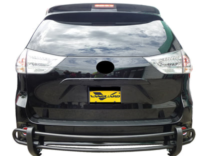 Vanguard Black Powdercoat Rear Guards Rear Bumper Guards Bumper Guard for 2021-2025 toyota sienna