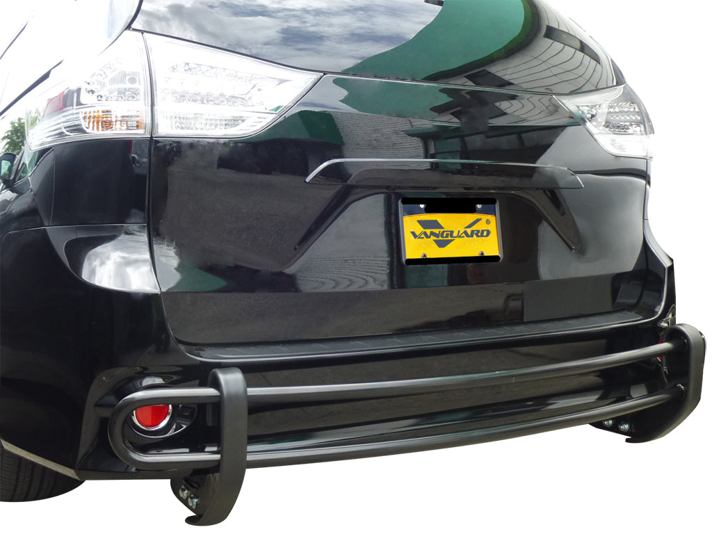 Vanguard Black Powdercoat Rear Guards Rear Bumper Guards Bumper Guard for 2021-2025 toyota sienna