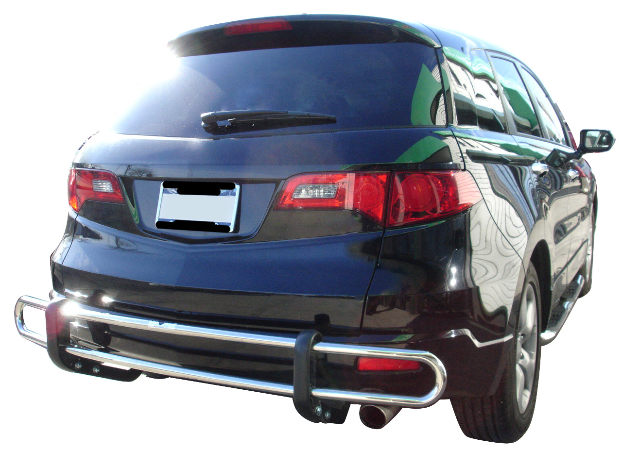 Vanguard Stainless Steel Rear Guards Rear Bumper Guards Bumper Guard for 2007-2012 acura rdx nan