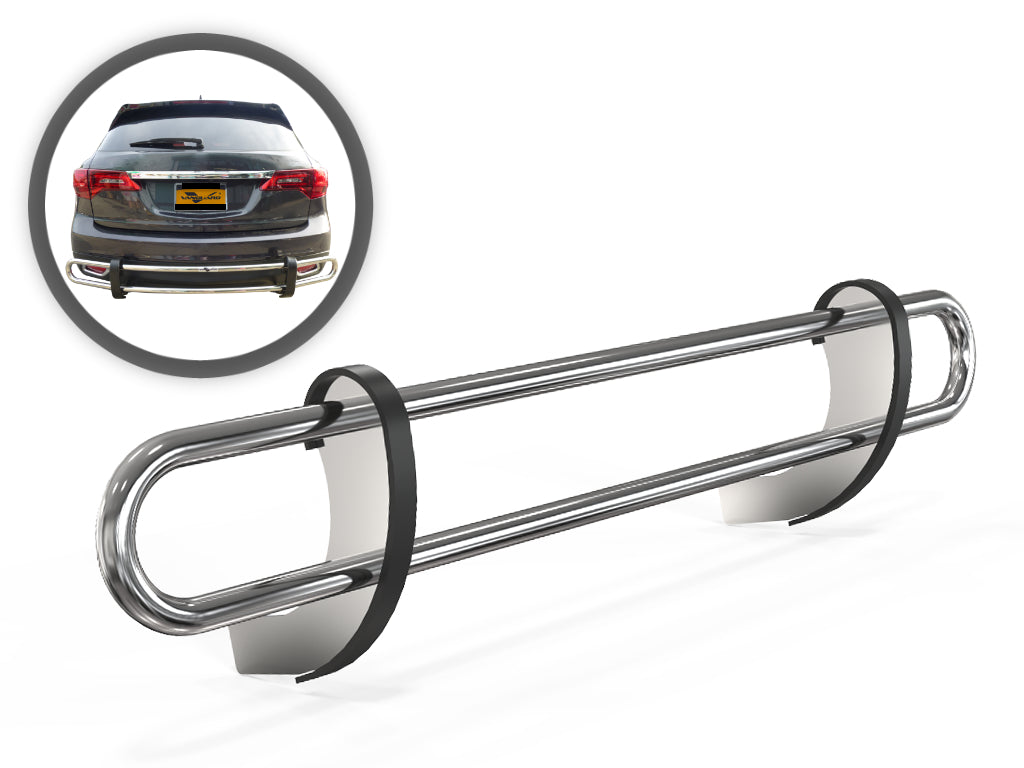 Vanguard Stainless Steel Rear Guards Rear Bumper Guards Bumper Guard for 2014-2020 acura mdx nan