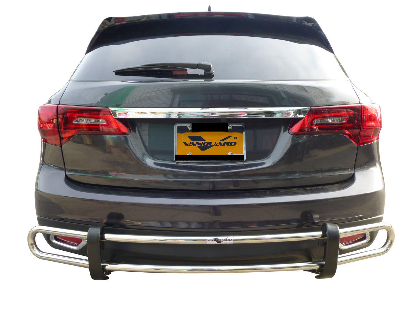 Vanguard Stainless Steel Rear Guards Rear Bumper Guards Bumper Guard for 2014-2020 acura mdx nan