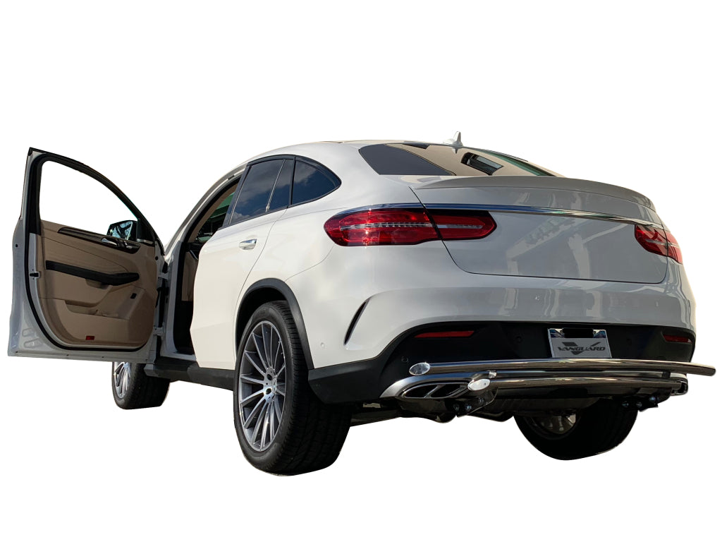 Vanguard Stainless Steel Rear Guards Rear Bumper Guards Bumper Guard for 2016-2019 mercedes-benz gle63 amg s nan