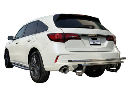 Vanguard Stainless Steel Rear Guards Rear Bumper Guards Bumper Guard for 2018-2024 volkswagen tiguan