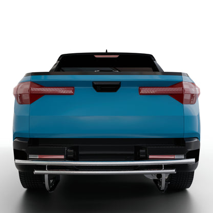 Vanguard Stainless Steel Rear Guards Rear Bumper Guards Bumper Guard for 2022-2024 hyundai santa cruz