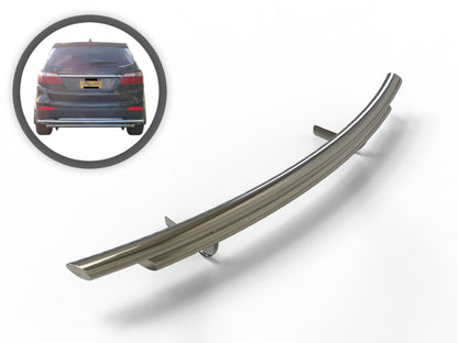 Vanguard Stainless Steel Rear Guards Rear Bumper Guards Bumper Guard for 2013-2018 hyundai santa fe nan