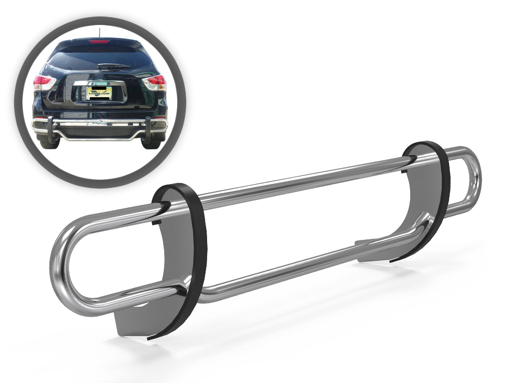 Vanguard Stainless Steel Rear Guards Rear Bumper Guards Bumper Guard for 2016-2022 lexus rx450h nan