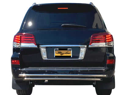 Vanguard Stainless Steel Rear Guards Rear Bumper Guards Bumper Guard for 2008-2011 lexus lx570 nan