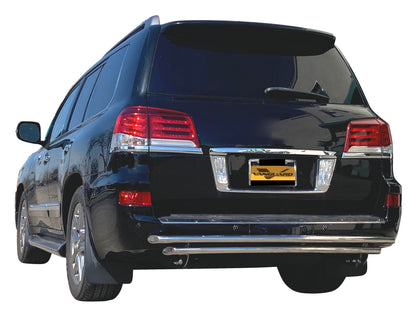 Vanguard Stainless Steel Rear Guards Rear Bumper Guards Bumper Guard for 2013-2021 lexus lx570 nan