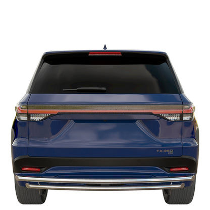 Vanguard Stainless Steel Rear Guards Rear Bumper Guards Bumper Guard for 2024-2025 toyota grand highlander