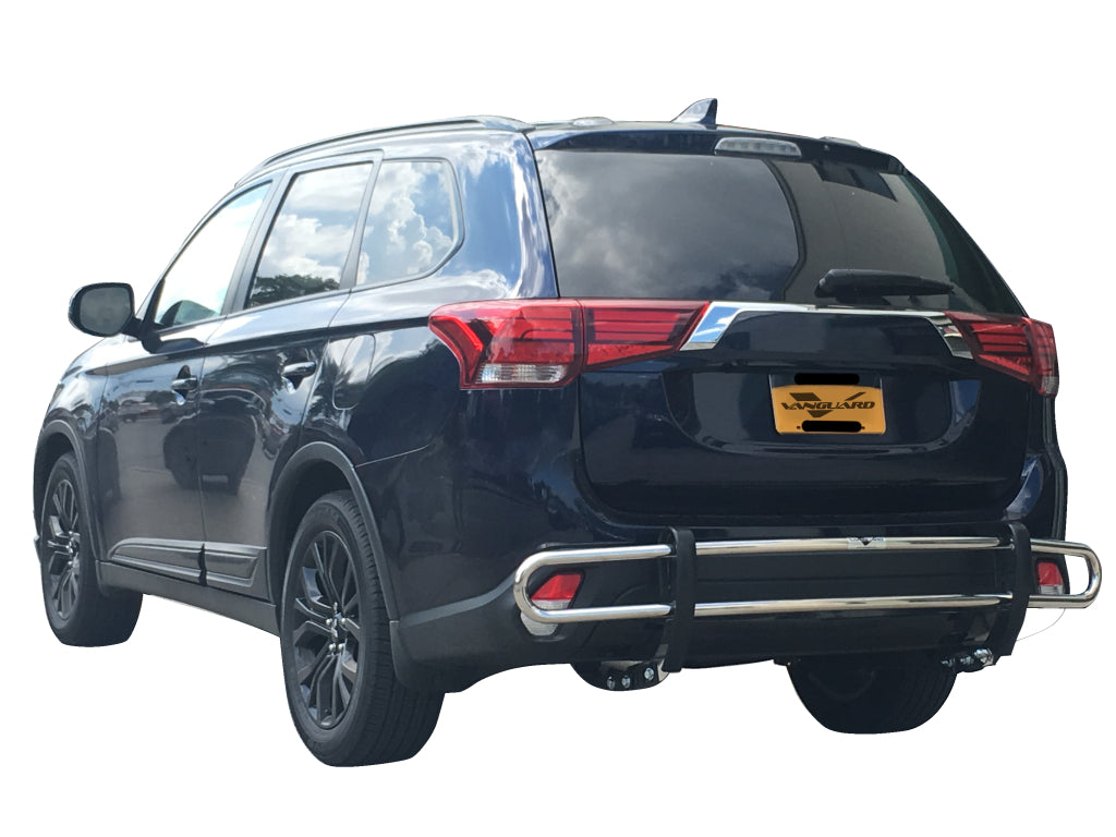 Vanguard Stainless Steel Rear Guards Rear Bumper Guards Bumper Guard for 2014-2021 mitsubishi outlander sport nan