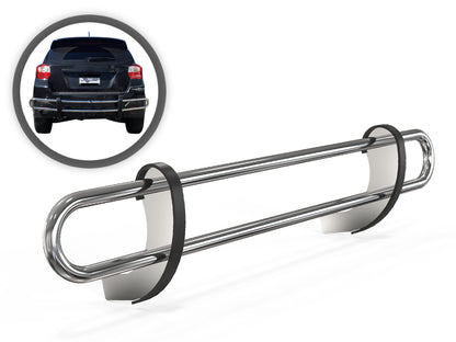 Vanguard Stainless Steel Rear Guards Rear Bumper Guards Bumper Guard for 2014-2018 subaru outback nan