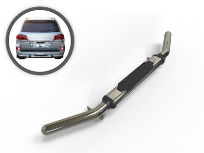 Vanguard Stainless Steel Rear Guards Rear Bumper Guards Bumper Guard for 2013-2021 lexus lx570 nan