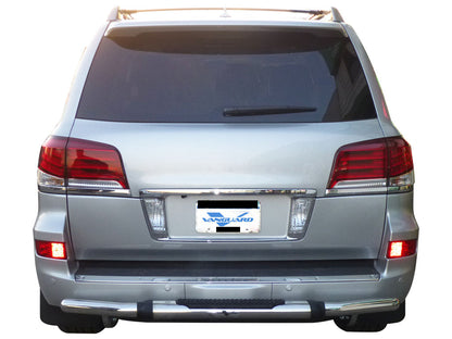 Vanguard Stainless Steel Rear Guards Rear Bumper Guards Bumper Guard for 2013-2021 lexus lx570 nan