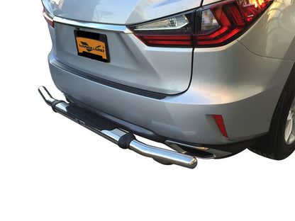 Vanguard Stainless Steel Rear Guards Rear Bumper Guards Bumper Guard for 2016-2022 lexus rx350 nan