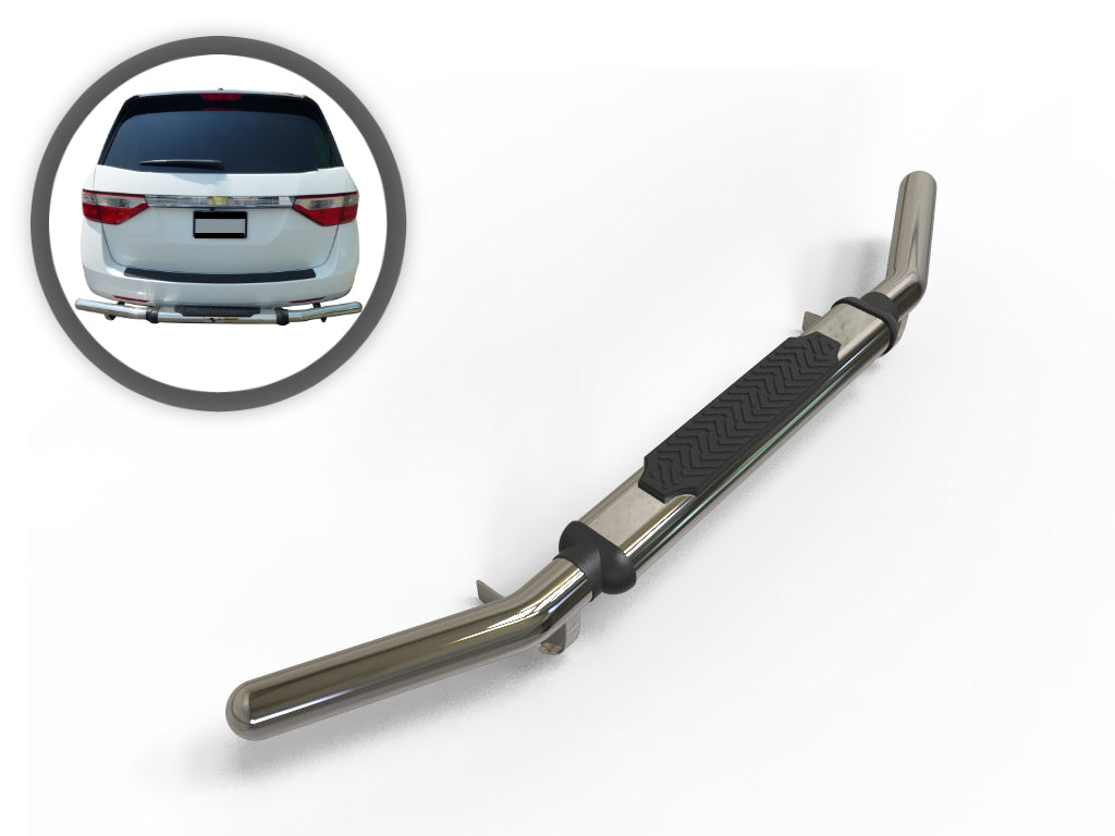 Vanguard Stainless Steel Rear Guards Rear Bumper Guards Bumper Guard for 2004-2020 toyota sienna nan