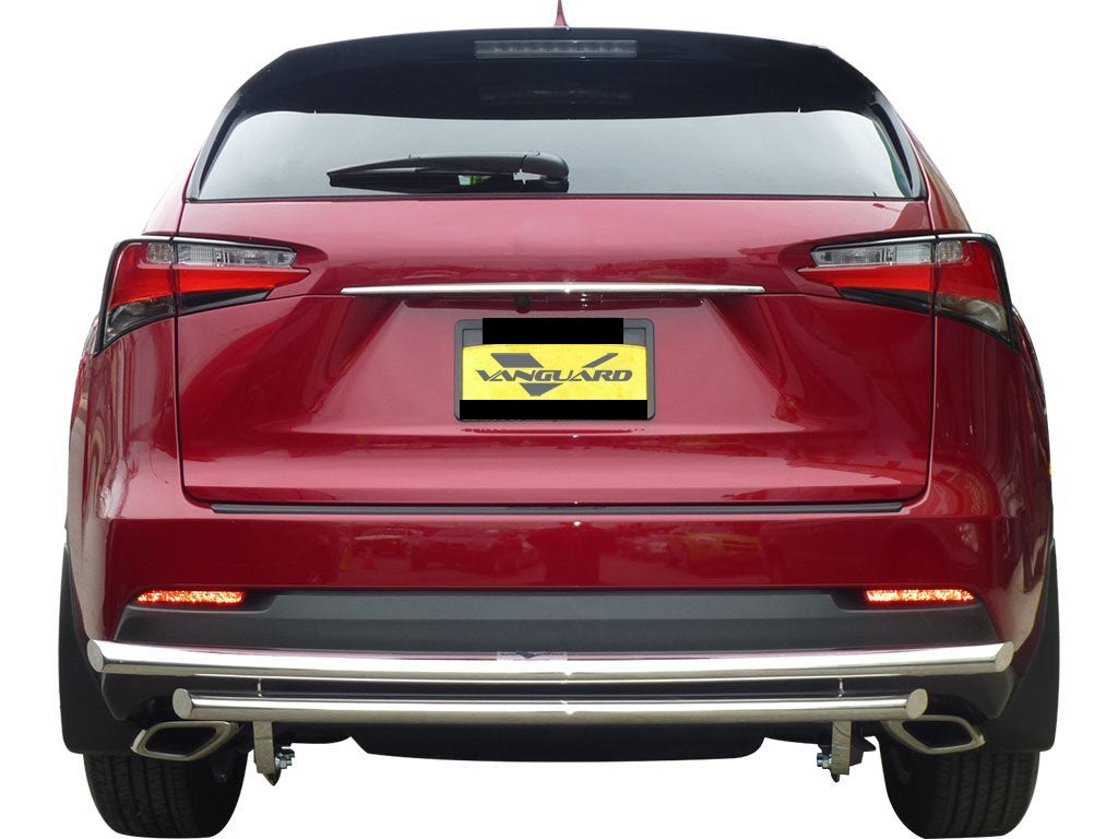 Vanguard Stainless Steel Rear Guards Rear Bumper Guards Bumper Guard for 2011-2024 dodge durango nan