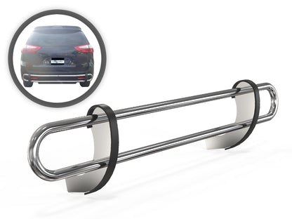 Vanguard Stainless Steel Rear Guards Rear Bumper Guards Bumper Guard for 2011-2018 toyota sienna nan