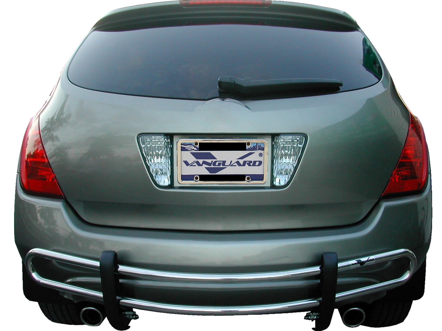Vanguard Stainless Steel Rear Guards Rear Bumper Guards Bumper Guard for 2003-2007 nissan murano nan