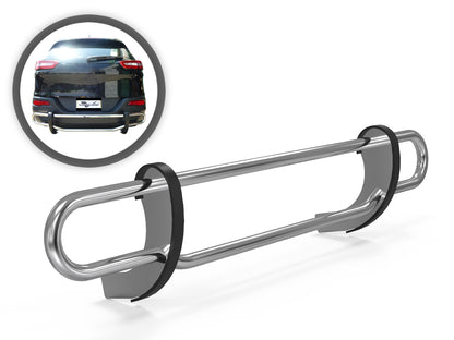 Vanguard Stainless Steel Rear Guards Rear Bumper Guards Bumper Guard for 2014-2023 jeep cherokee nan