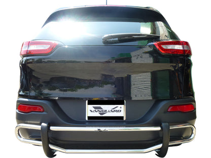 Vanguard Stainless Steel Rear Guards Rear Bumper Guards Bumper Guard for 2014-2023 jeep cherokee nan